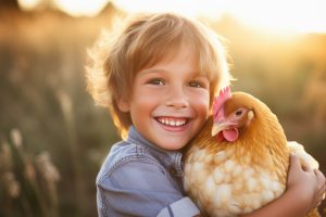 enfant et poule